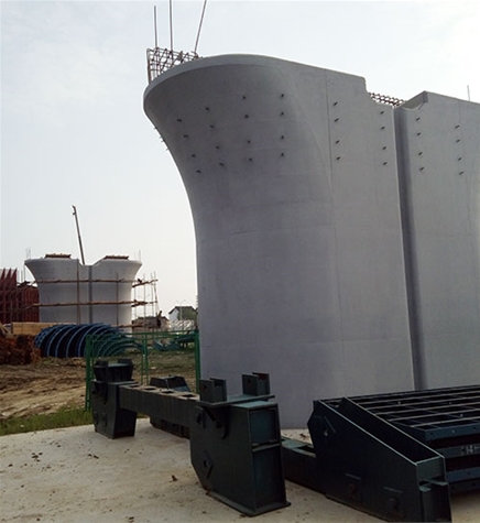 墩柱清水混凝土裝修